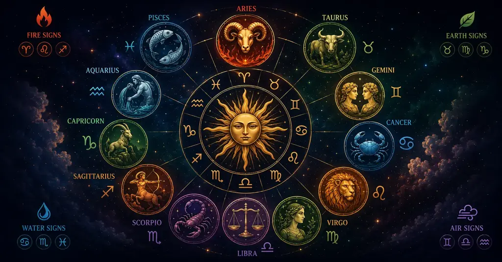 Zodiac Sign Calculator 2 12 Sun Signs in Astrology